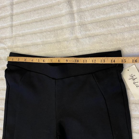 Pull-on stretchy pants with side ankle snap detail - NWT - Picture 10 of 16